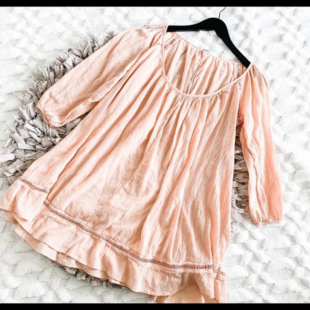 🌹L*Space Coral Long Sleeve Lightweight Tunic